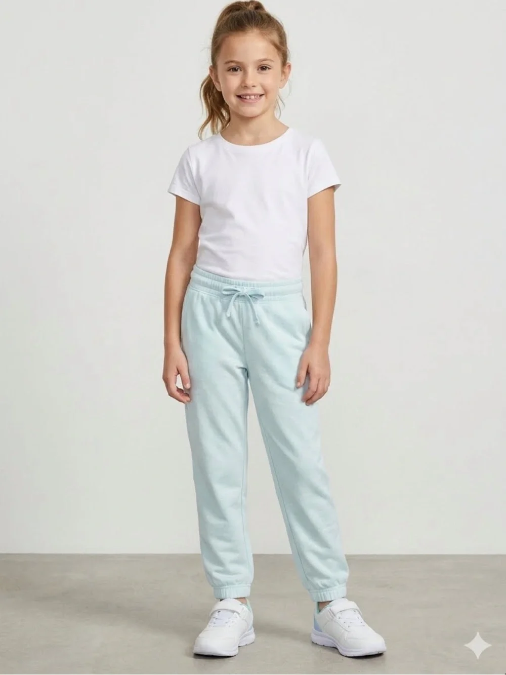 Athletic Works baby blue color kids sweatpants